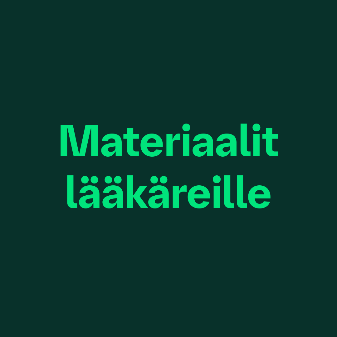 Oppaat ja materiaalit lääkäreille
