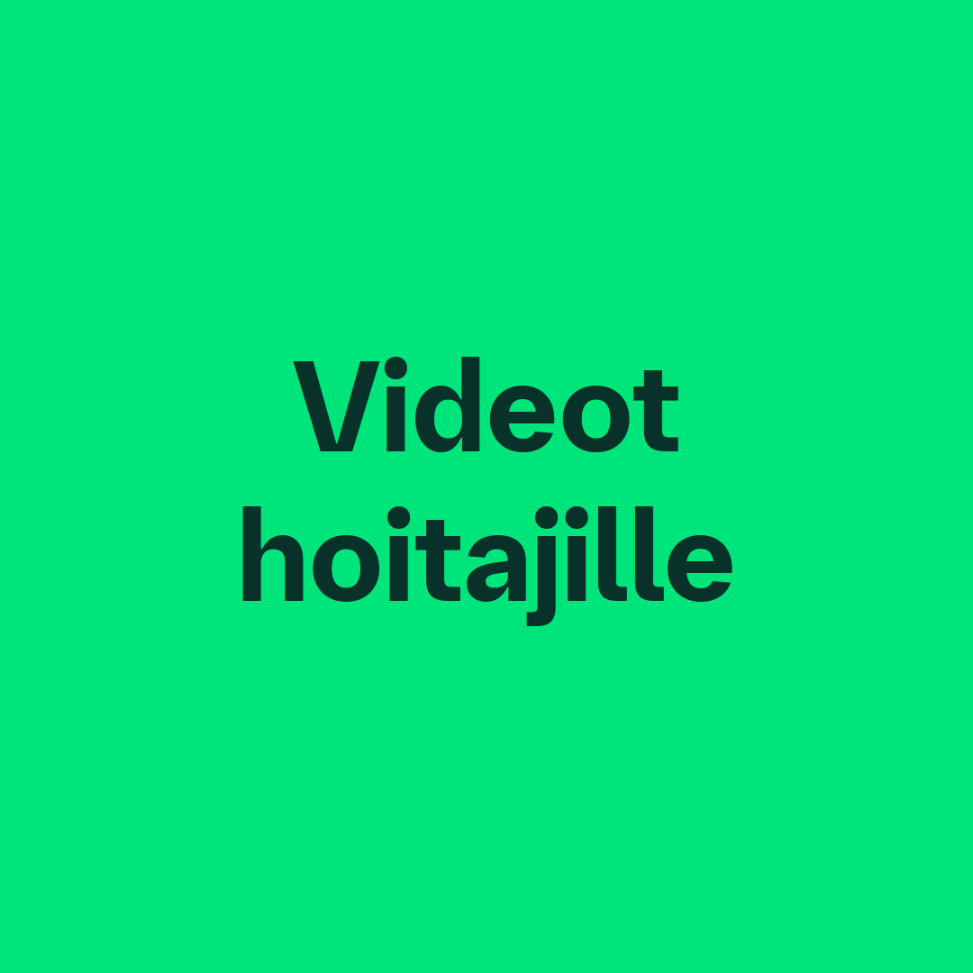 Videot hoitajille