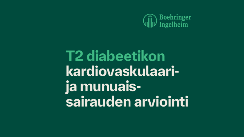 T2 diabeetikon kardiovaskulaari- ja munuaissairauden riskin arvionti -kortti