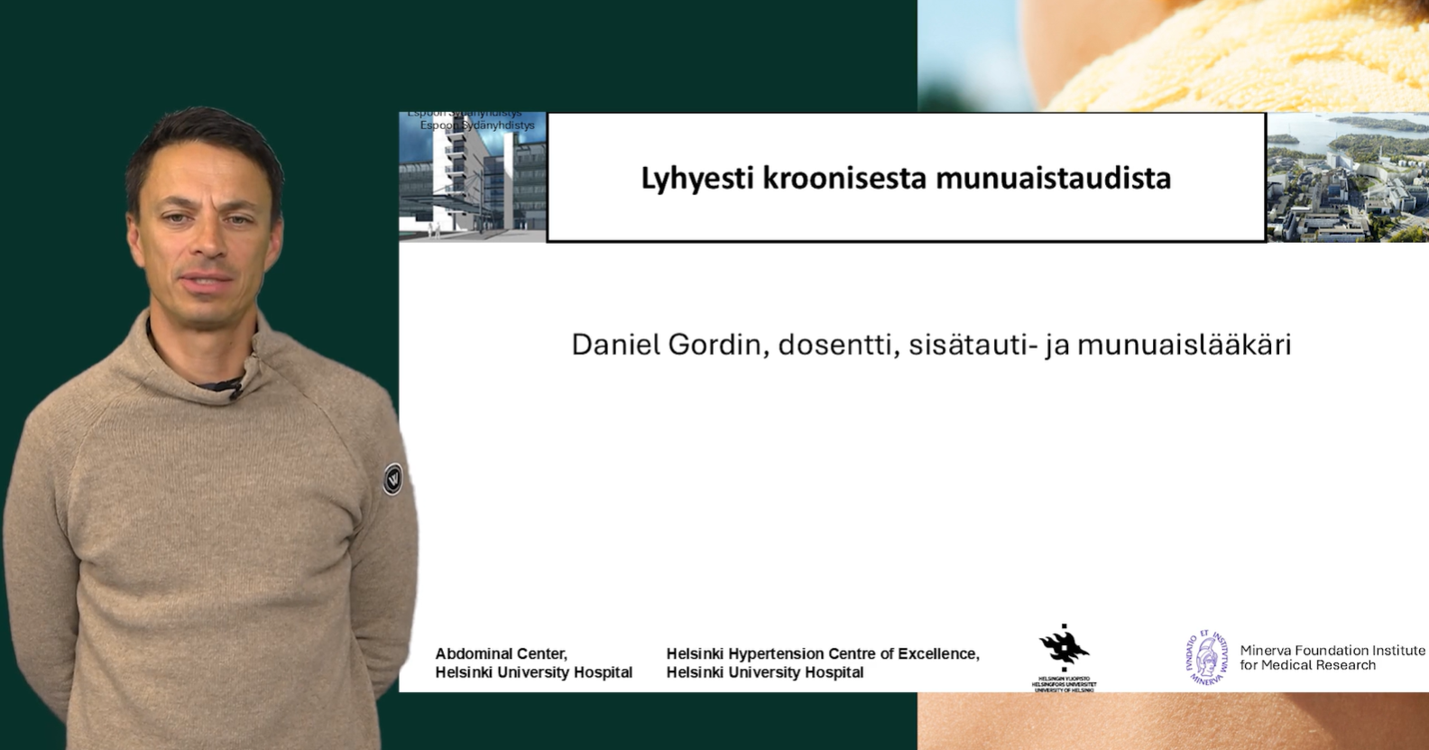 Krooninen munuaistauti lyhyesti - Daniel Gordin
