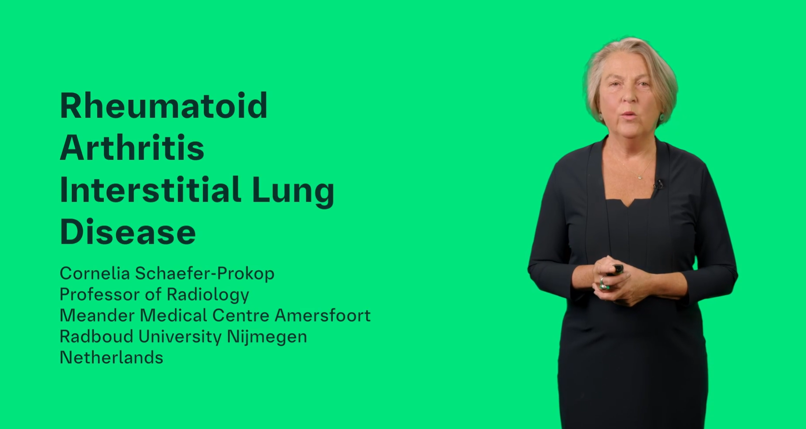 Rheumatoid arthritis interstitial lung disease - Cornelia Schaefer-Prokop