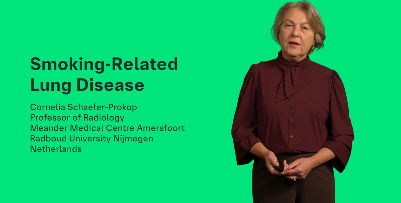 Smoking-related lung disease - Cornelia Schaefer-Prokop
